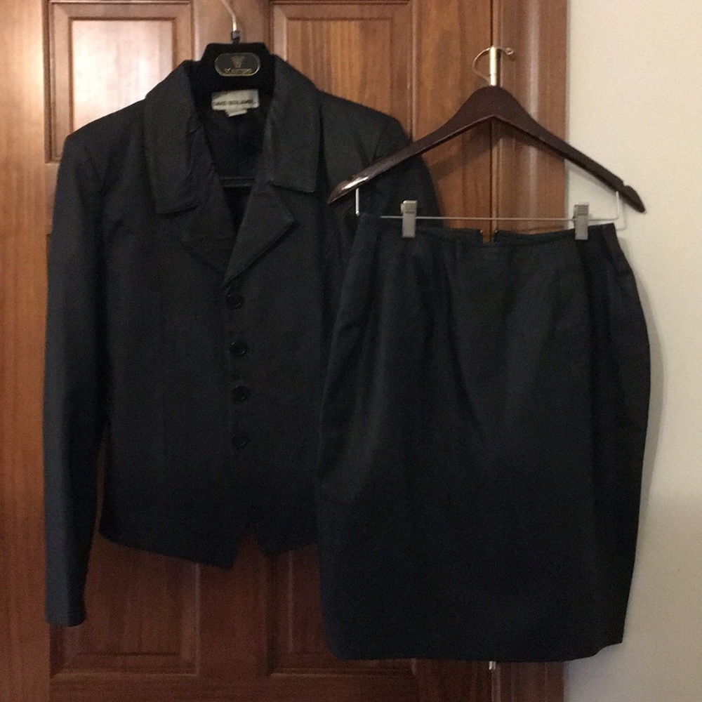 2 piece genuine leather suit